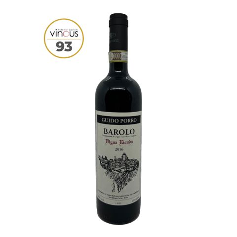 Immagine vino Guido Porro, Barolo DOCG Vigna Rionda 2016