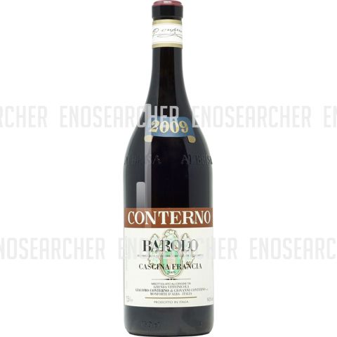 Immagine vino Giacomo Conterno, Barolo DOCG Cascina Francia 2009 magnum
