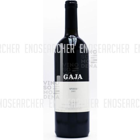 Immagine vino Produttore, Barolo DOCG GAJA SPERSS 2001