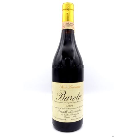 Immagine vino Fratelli Alessandria, Barolo DOCG San Lorenzo 1998