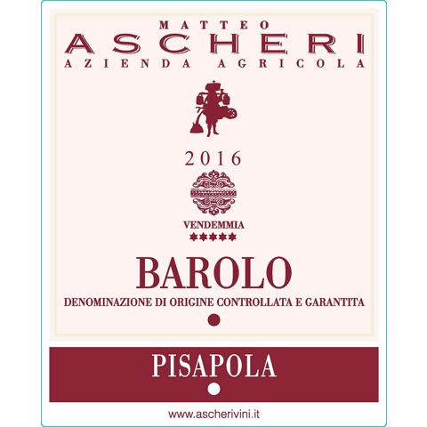 Immagine vino Matteo Ascheri, Barolo DOCG Pisapola 2016